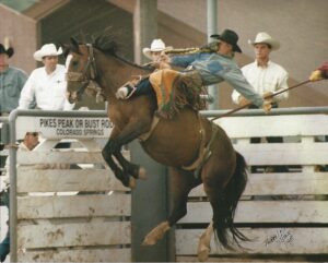 Matthew Parker illustrious Bronc Rider throughout the 90's and early 2000's